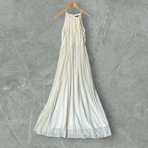 🎉5 for $45🎉 Gianni Bini Maxi Long White Dress Women Size 2